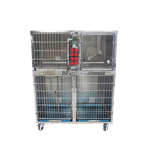 Cage modulaire d'oxygène en acier inoxydable (avec sockets de puissance)