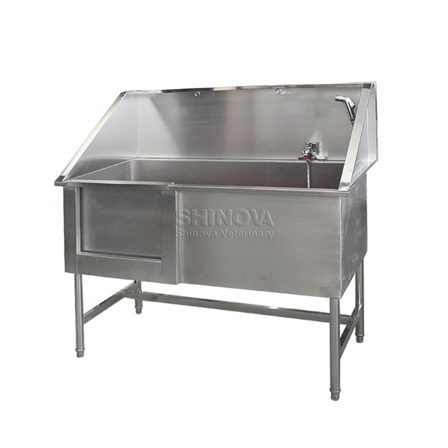 Baignoire de toilettage en acier inoxydable