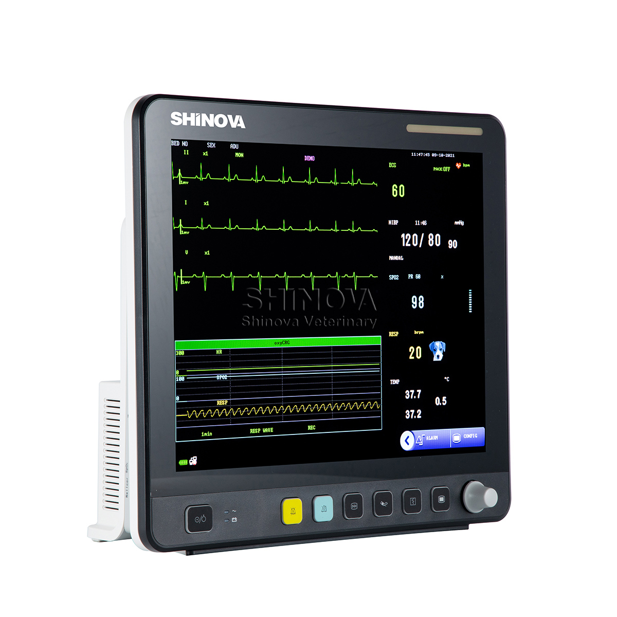 15 'Moniteur vétérinaire modulaire à écran tactile