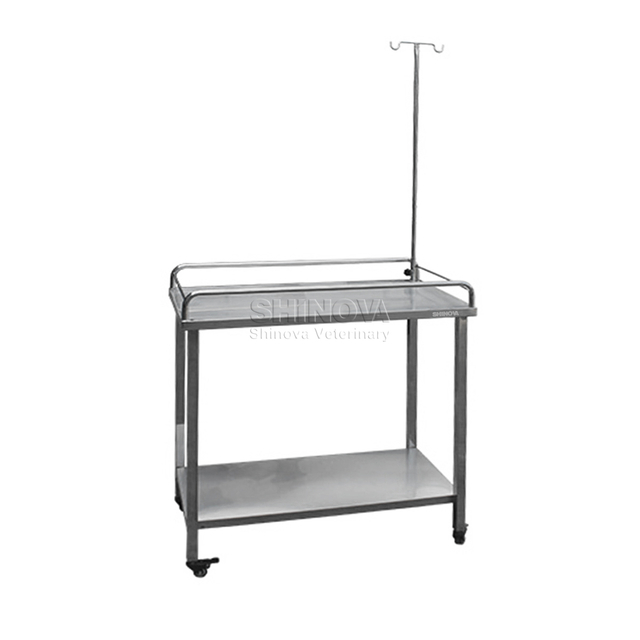 Table de perfusion simple en acier inoxydable