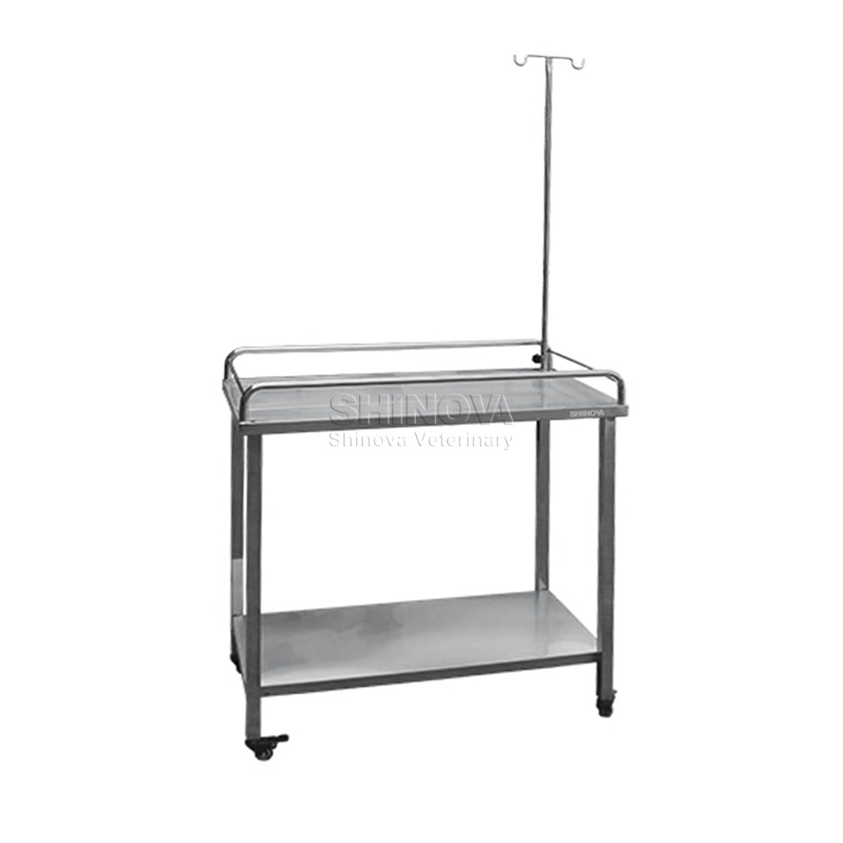 Table de perfusion simple en acier inoxydable