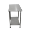 Table de traitement en acier inoxydable avec tiroir