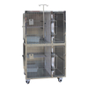 Cage de chat en acier inoxydable de haute qualité