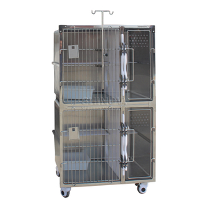 Cage de chat en acier inoxydable de haute qualité