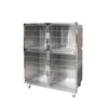 Cage de chiens de style sec en acier inoxydable modulaire