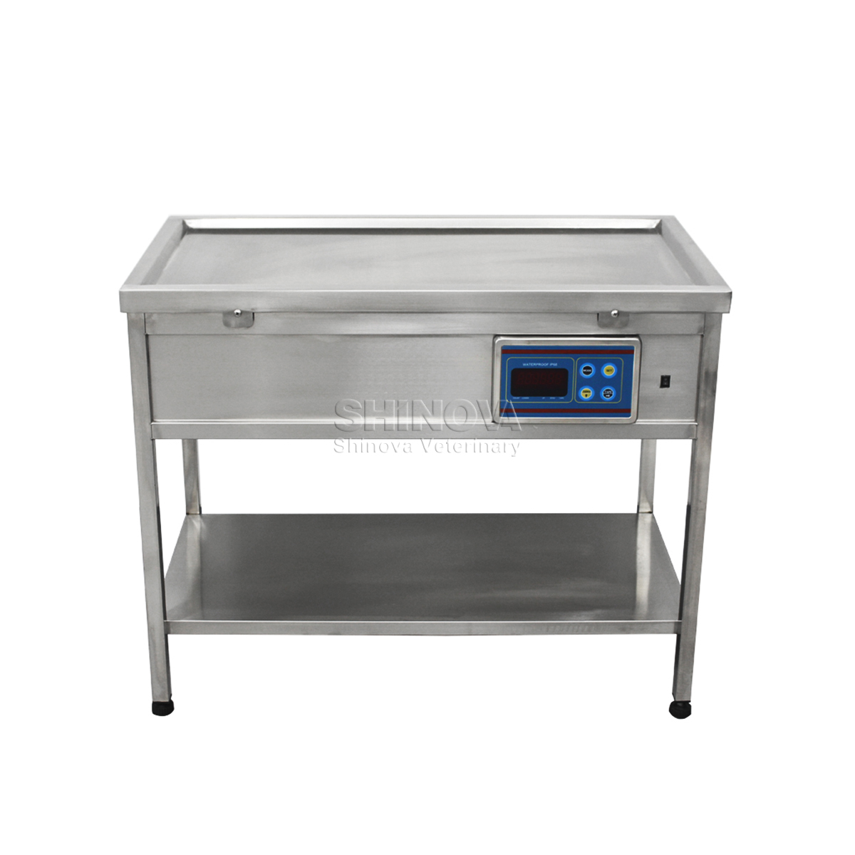 Table de pesée pour animaux de compagnie en acier inoxydable
