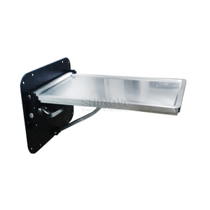 Table d'examen pliable murable en acier inoxydable