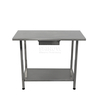 Table de traitement en acier inoxydable avec tiroir