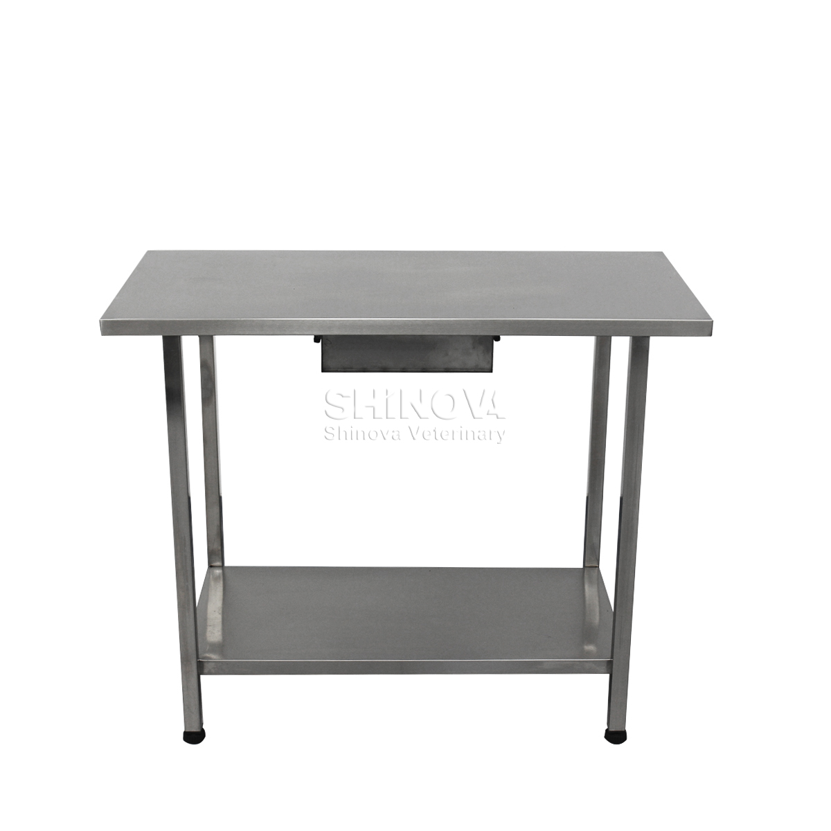 Table de traitement en acier inoxydable avec tiroir