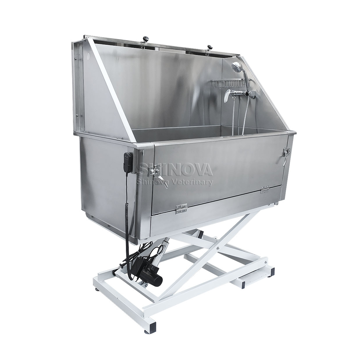 Baignoire pour animaux de compagnie en acier inoxydable