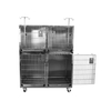 Cage de chiens modulaires en acier inoxydable