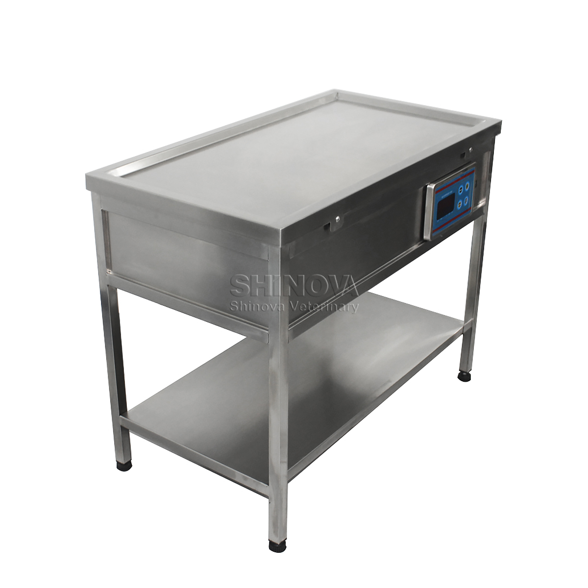 Table de pesée pour animaux de compagnie en acier inoxydable