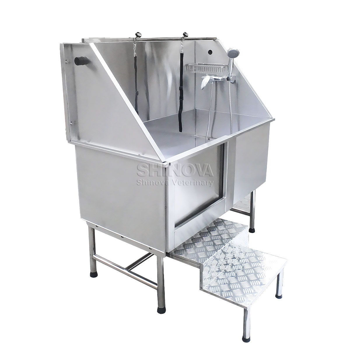 Baignoire pour animaux de compagnie en acier inoxydable