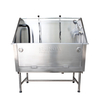 Baignoire pour animaux de compagnie en acier inoxydable