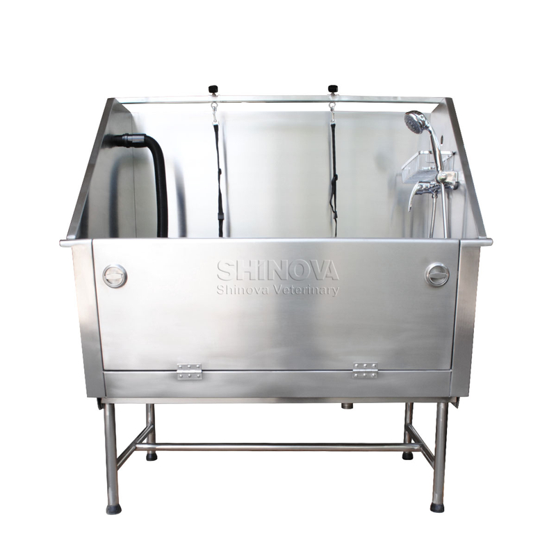 Baignoire pour animaux de compagnie en acier inoxydable