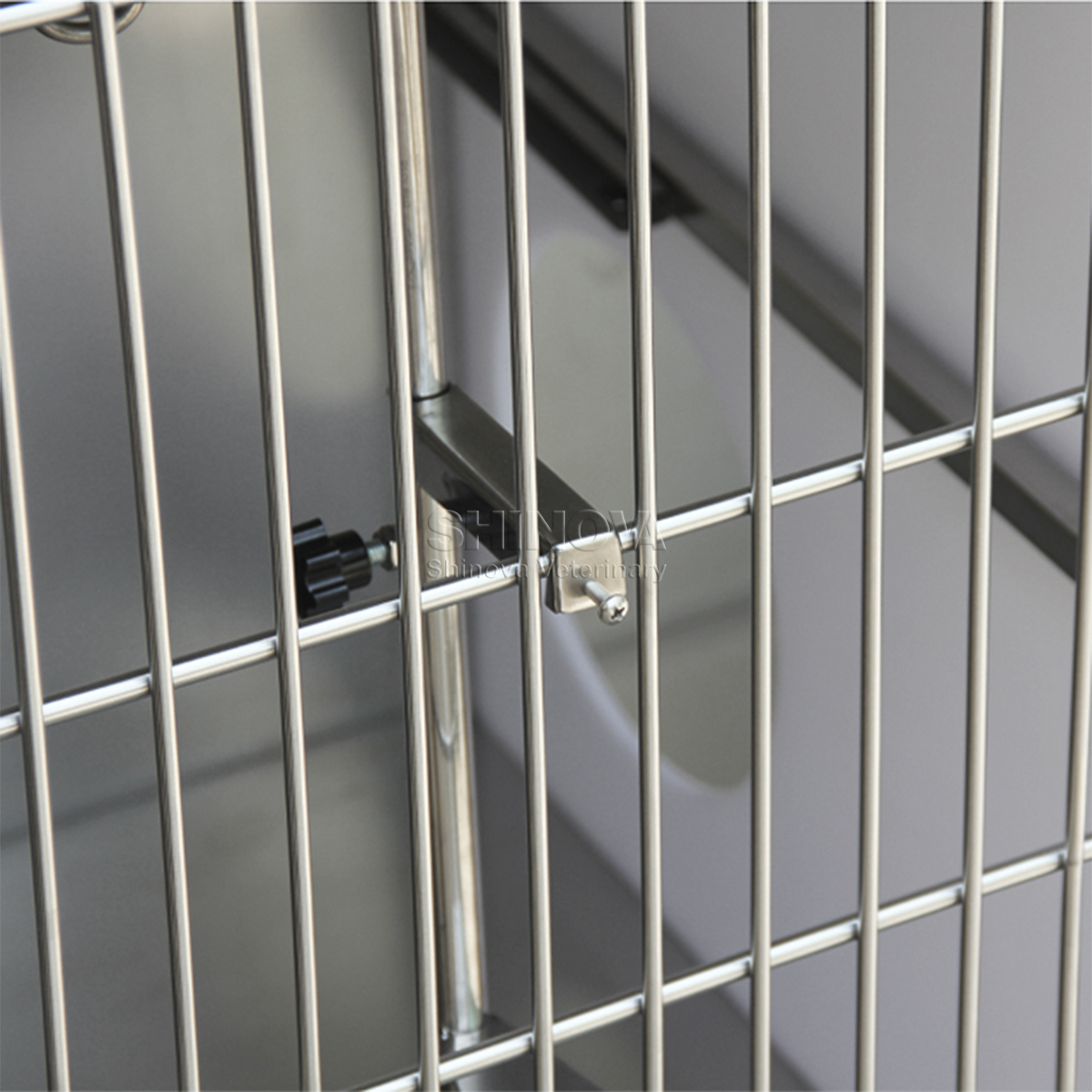 Cage de chat en acier inoxydable de haute qualité