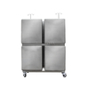 Cage de chat en acier inoxydable modulaire