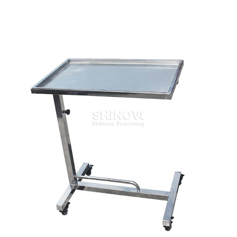 Chariot chirurgical en acier inoxydable