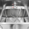 Évier de lavage en acier inoxydable