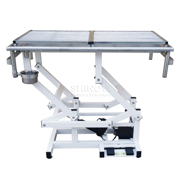 Table de fonctionnement vétérinaire électrique