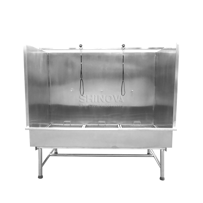 Baignoire pour animaux de compagnie en acier inoxydable