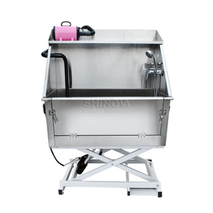 Baignoire pour animaux de compagnie en acier inoxydable