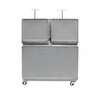 Cage de chiens de style sec en acier inoxydable modulaire