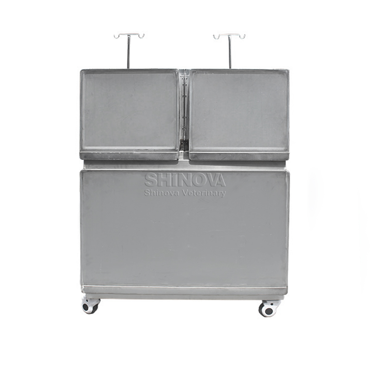 Cage de chiens de style sec en acier inoxydable modulaire