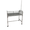 Table de perfusion de balustrade mobile en acier inoxydable