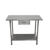 Table de traitement en acier inoxydable avec tiroir