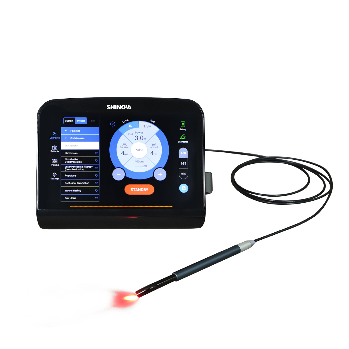 Système laser à diodes vétérinaires