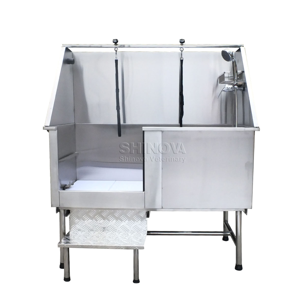 Baignoire pour animaux de compagnie en acier inoxydable