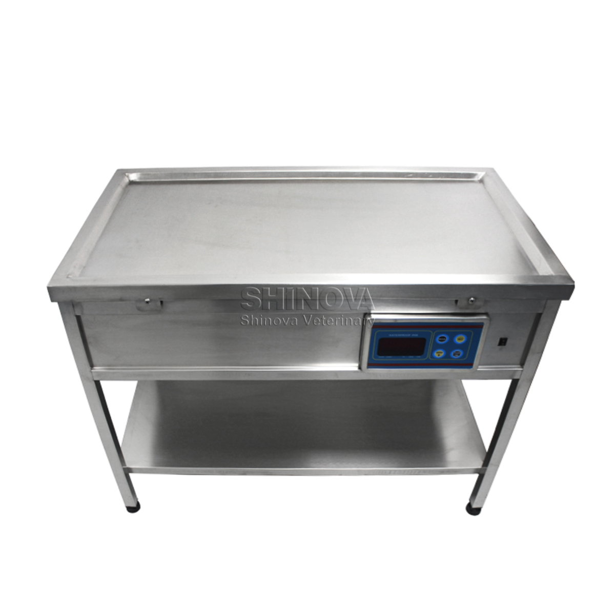 Table de pesée pour animaux de compagnie en acier inoxydable