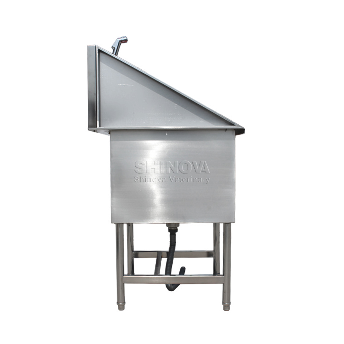 Baignoire de toilettage en acier inoxydable