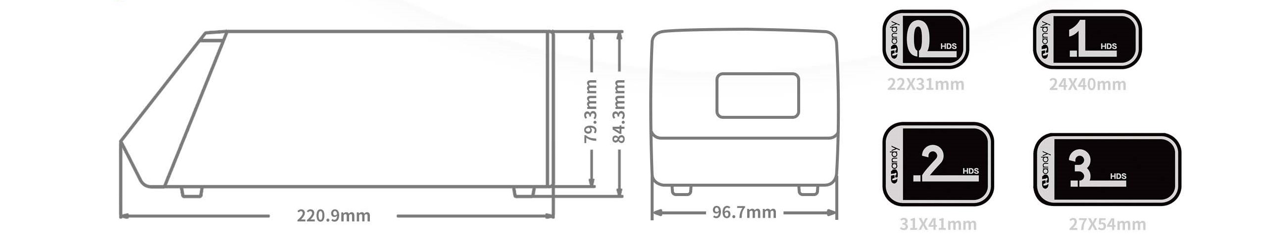Système d'imagerie numérique CR Intraoral CR (DX10P-CR)