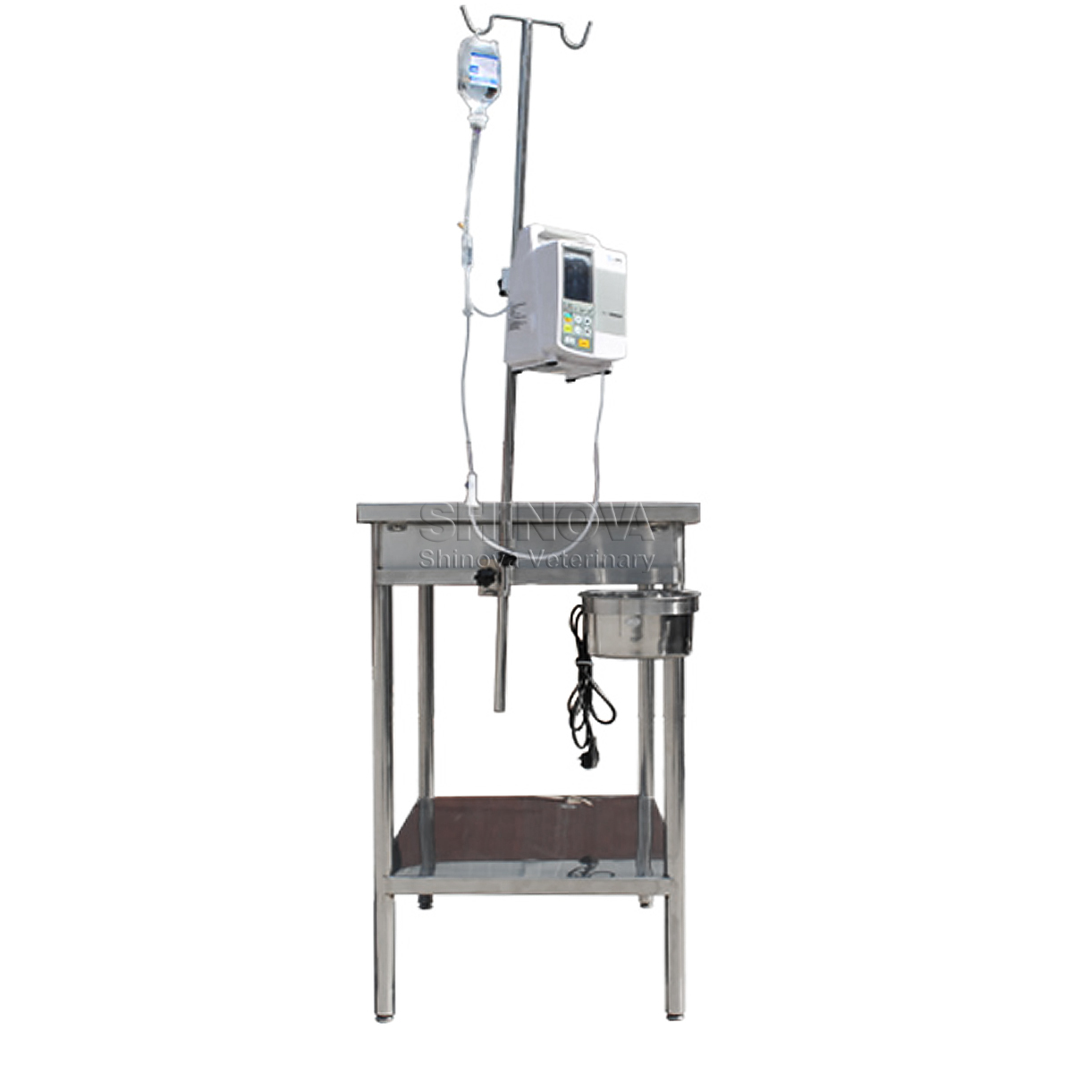 Table de traitement thermostatique en acier inoxydable