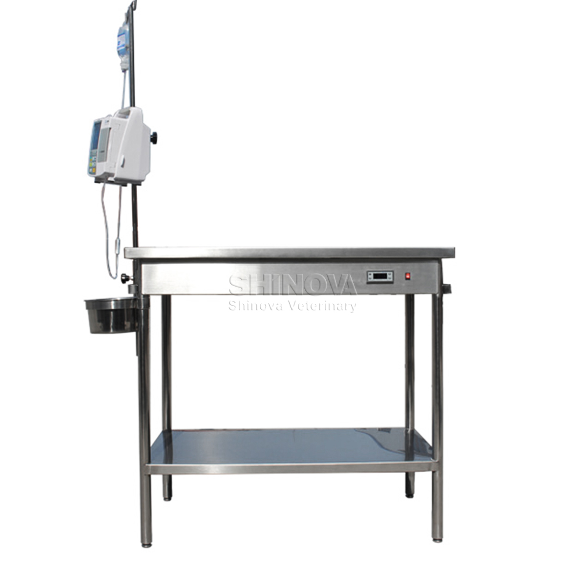 Table de traitement thermostatique en acier inoxydable
