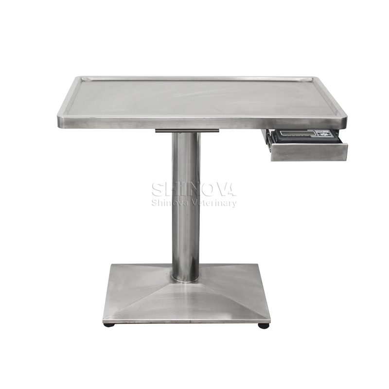 Table de pesée et de traitement de colonne