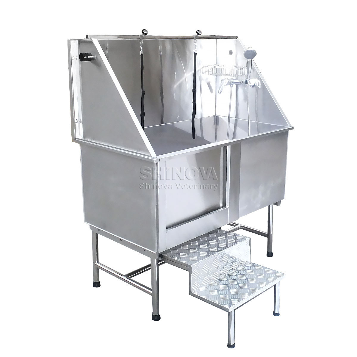 Baignoire pour animaux de compagnie en acier inoxydable