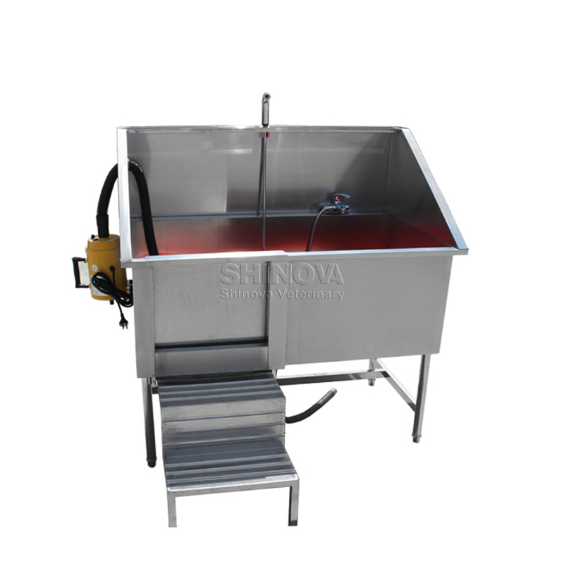 Baignoire de toilettage en acier inoxydable